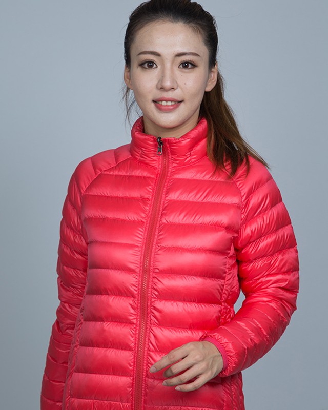 女款--鹅绒内胆---西瓜红