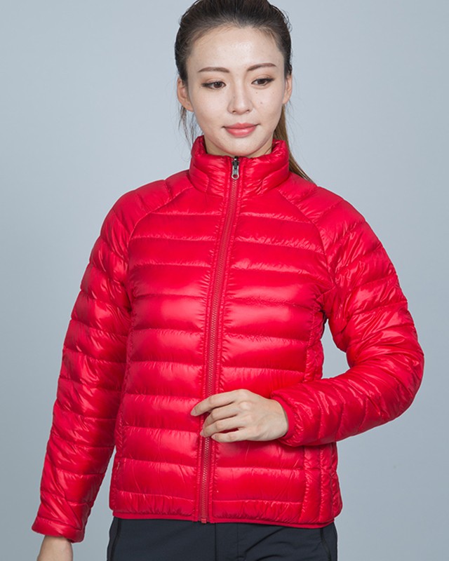 女款--鹅绒内胆---大红